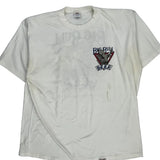 Big Bull Beer Crazy Shirts Graphic T-Shirt - XL White Cotton