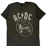 Ac/Dc Tultex Band T-Shirt - Large Gray Cotton