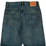 569 Levis Denim Shorts - 35W 11L Blue Cotton