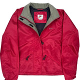 Nike Jacket - Medium Red Polyester