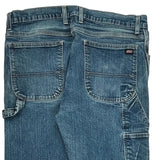 Dickies Carpenter Jeans - 36W 34L Blue Cotton