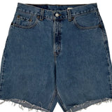 560 Levis Denim Shorts - 30W UK 12 Blue Cotton