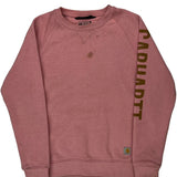 Carhartt Sweatshirt - Small Pink Cotton