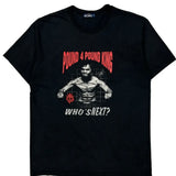 Pound 4 Pound King Blue House Graphic T-Shirt - XL Black Cotton