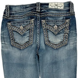 Miss Me Skinny Jeans - 29W UK 8 Blue Cotton Blend