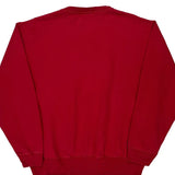 Polo By Ralph Lauren Sweatshirt - Large Red Cotton Blend