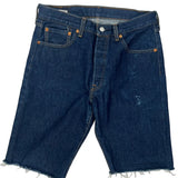 Levis Denim Shorts - 32W 11L Blue Denim