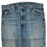 Dickies Double Knee Carpenter Jeans - 36W 31L Light Wash Cotton