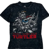 Teenage Mutant Ninja Turtles Nickelodeon Cartoon T-Shirt - Large Black Cotton