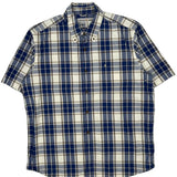 Carhartt Checked Short Sleeve Shirt - XL Blue Cotton