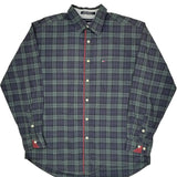 Tommy Hilfiger Checked Shirt - Large Blue Cotton