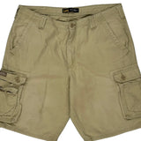 Lee Cargo Shorts - 36W 11L Beige Cotton