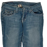 True Religion Skinny Fit Jeans - 30W UK 8 Blue Cotton