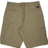 Dickies Cargo Shorts - 36W 11L Khaki Cotton