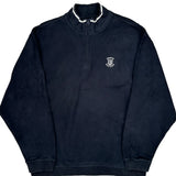 Chaps Ralph Lauren 1/4 Zip - Medium Navy Cotton Blend