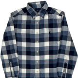 Age 10-12 Ralph Lauren Checked Shirt - Medium Blue Cotton