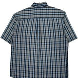 Carhartt Checked Short Sleeve Shirt - Large Black Cotton
