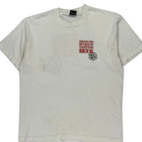 Screen Stars Graphic T-Shirt - XL White Cotton Blend