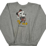 Disney Christmas Sweatshirt - Large Grey Cotton Blend