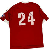 Gps Adidas Football Shirt - Medium Red Polyester