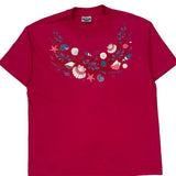 Hanes Single Stitch T-Shirt - XL Red Cotton Blend