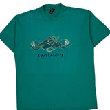Fruit Of The Loom Single Stitch T-Shirt - XL Green Cotton
