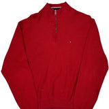 Tommy Hilfiger Jumper - Large Red Cotton