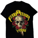 Guns N Roses Tultex Band T-Shirt - Medium Black Cotton