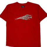 Playa Del Carmen Harley Davidson Graphic T-Shirt - Large Red Cotton