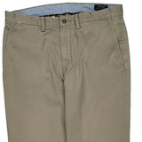 Stretch/Straight Fit Polo By Ralph Lauren Chinos - 36W 31L Beige Cotton