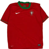 Age 13-15 2012 Portugal Home Nike Football Shirt - XL Red Polyester