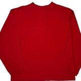 Mickey Mouse Characters Mickey Inc Long Sleeve T-Shirt - XL Red Cotton
