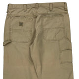 Lee Carpenter Trousers - 36W 31L Beige Cotton Blend