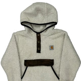 Age 6 Carhartt Hoodie - XS Cream Polyester