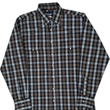 Tall Wrangler Checked Shirt - Large Multicoloured Cotton