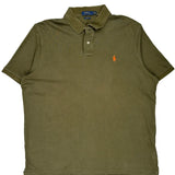Polo By Ralph Lauren Polo Shirt - 2XL Green Cotton