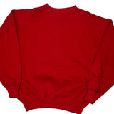 Mickey & Minnie Disney Sweatshirt - Large Red Cotton