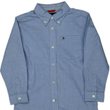 Age 5 Tommy Hilfiger Shirt - XS Blue Cotton