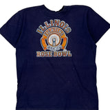 Illinois Fighting Illini Touch Of Gold Single Stitch T-Shirt - XL Blue Polyester