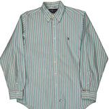 Ralph Lauren Striped Shirt - Large Multicoloured Cotton