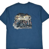 Black Hills Rally 2007 Harley Davidson Graphic T-Shirt - 2XL Blue Cotton
