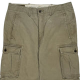 Levis Cargo Shorts - 34W 11L Khaki Cotton