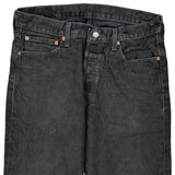 Levis Denim Shorts - 33W 10L Black Cotton
