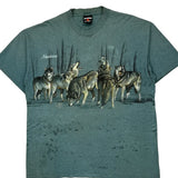 Wolves Signal Sports Single Stitch T-Shirt - 2XL Gray Cotton