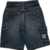 Age 6 Levis Denim Shorts - Smallw 8L Dark Wash Cotton