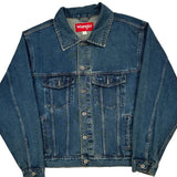 Wrangler Denim Jacket - XL Blue Cotton