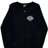 Barnett Harley-Davidson, El Paso, Texas Harley Davidson Graphic Zip Up - Large Black Cotton