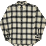 Polo By Ralph Lauren Checked Flannel Shirt - XL Black & White Cotton