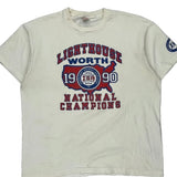 Fruit Of The Loom Graphic T-Shirt - XL White Cotton