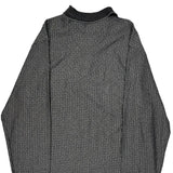 Chaps Ralph Lauren Long Sleeve Polo Shirt - XL Gray Cotton